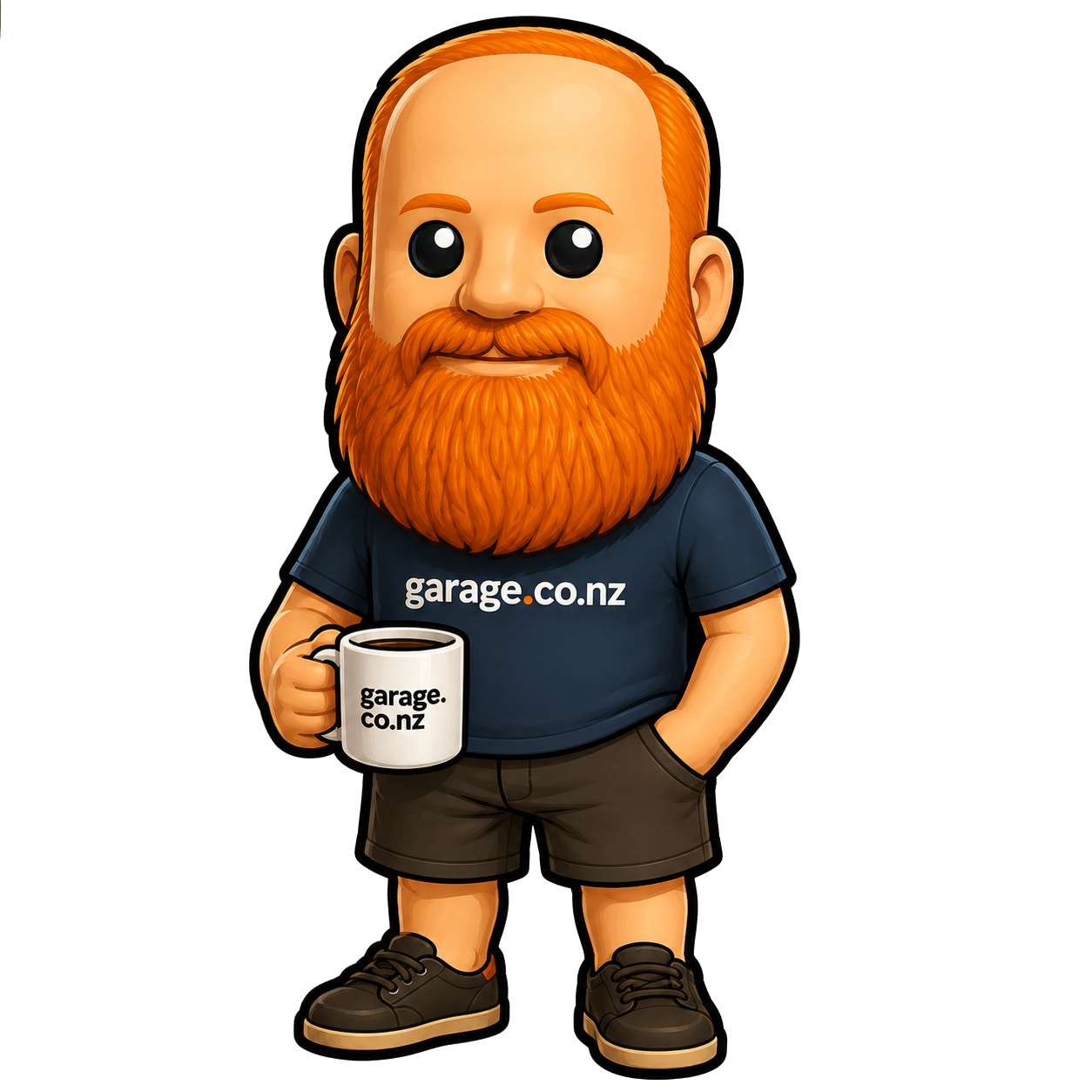 Ben with coffee